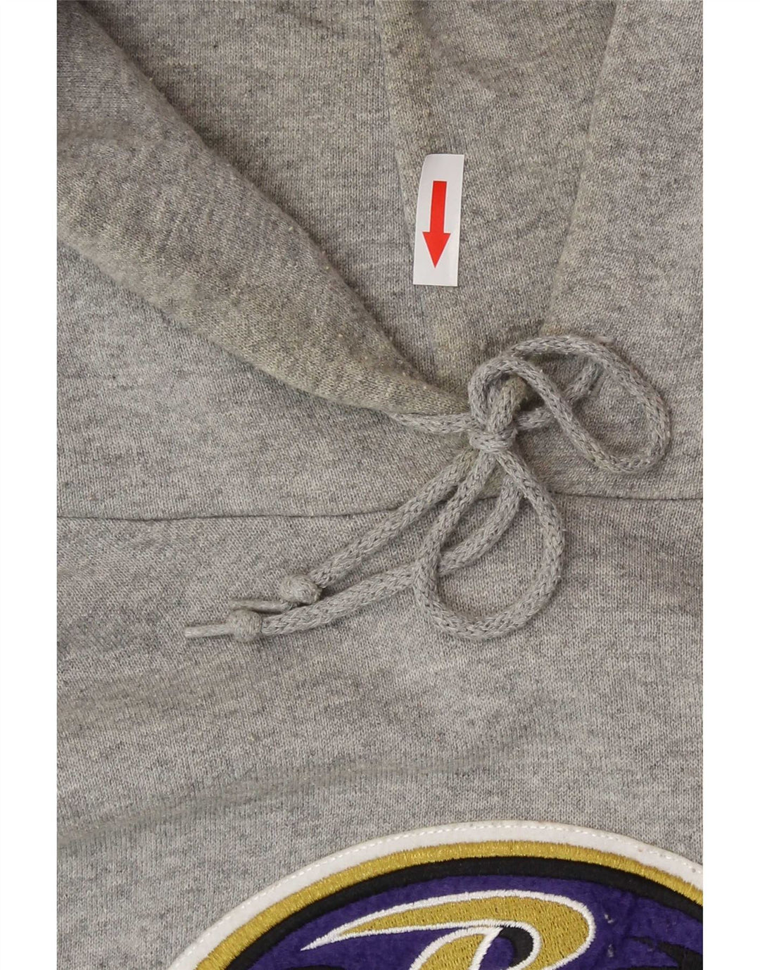 Felpa con cappuccio grafica da uomo NFL Baltimore Ravens XL grigia