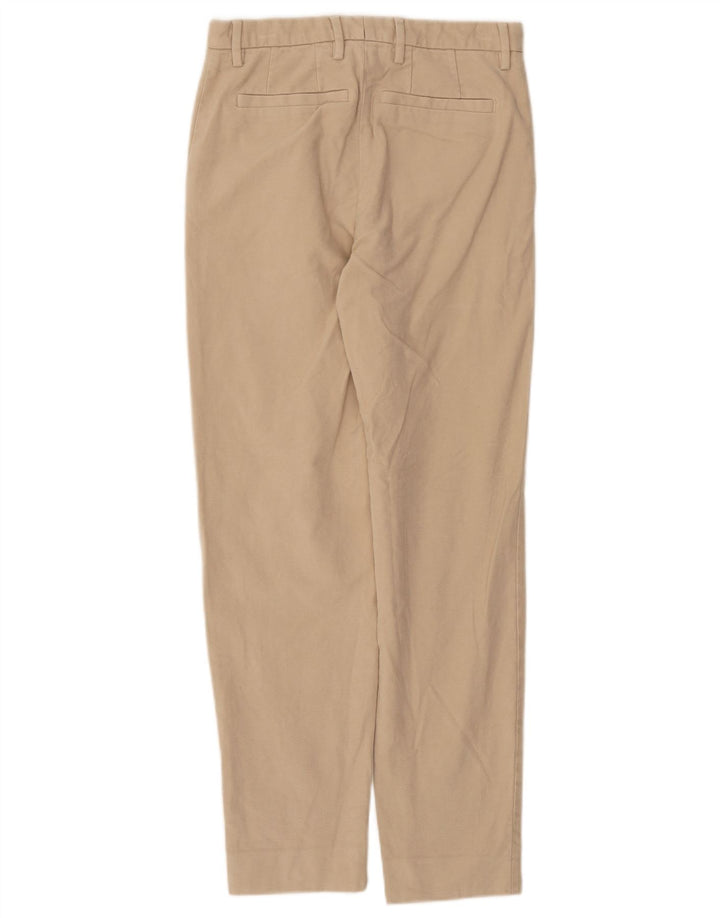 Pantaloni da abito dritti da donna Ted Baker W28 L29 in cotone beige