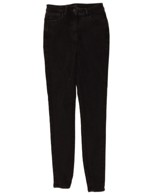 Jeans skinny da donna M&Co UK 10 piccoli W26 L28 cotone nero