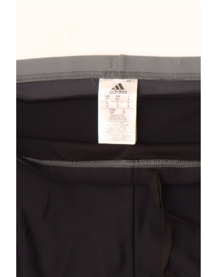 Pantaloncini da bagno da donna Adidas UK 16 grandi neri in poliammide