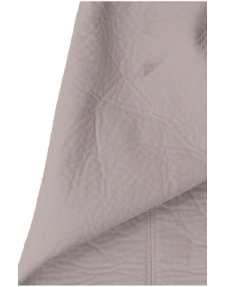 REEBOK Felpa con cappuccio oversize da donna UK 4/6 XS Poliestere bianco sporco