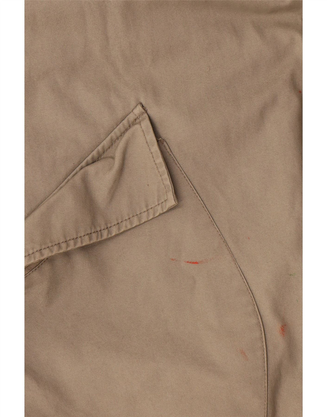 Giacca parka con cappuccio da uomo Humor UK 40 grande cotone beige