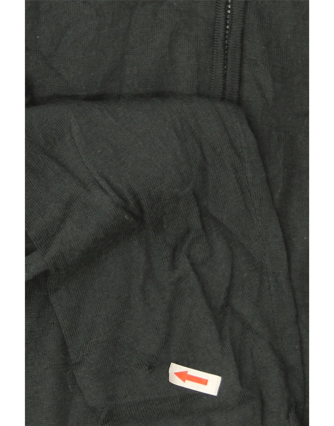Maglione da uomo Marks & Spencer con zip e collo grande in lana merino verde