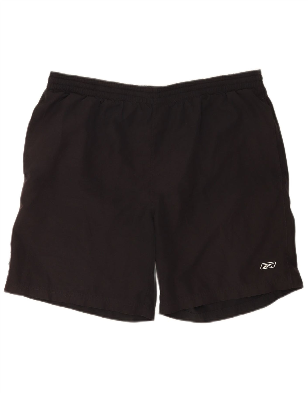 Pantaloncini da bagno Reebok da uomo medio nero in poliestere