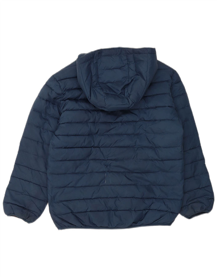 Giacca imbottita con cappuccio Quiksilver per ragazzi 13-14 anni, grande, in poliestere blu navy