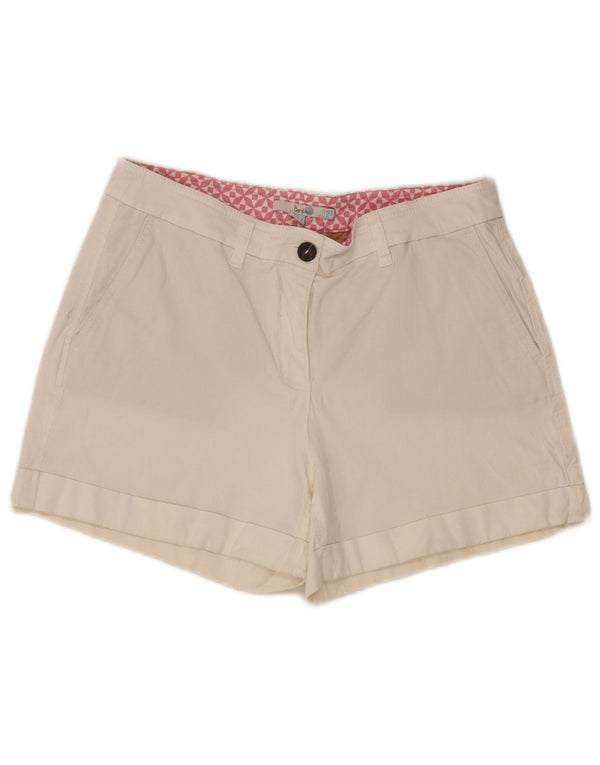 Pantaloncini chino da donna Boden UK 12 medi W30 cotone bianco