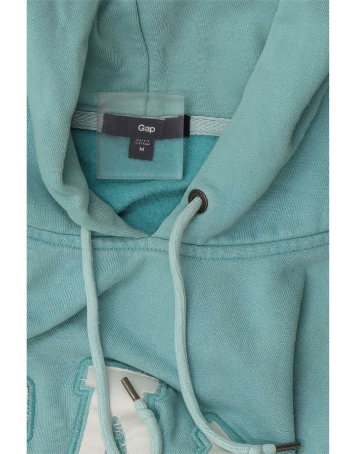 Felpa con cappuccio Gap da donna con vestibilità regolare grafica UK 12 Blu medio