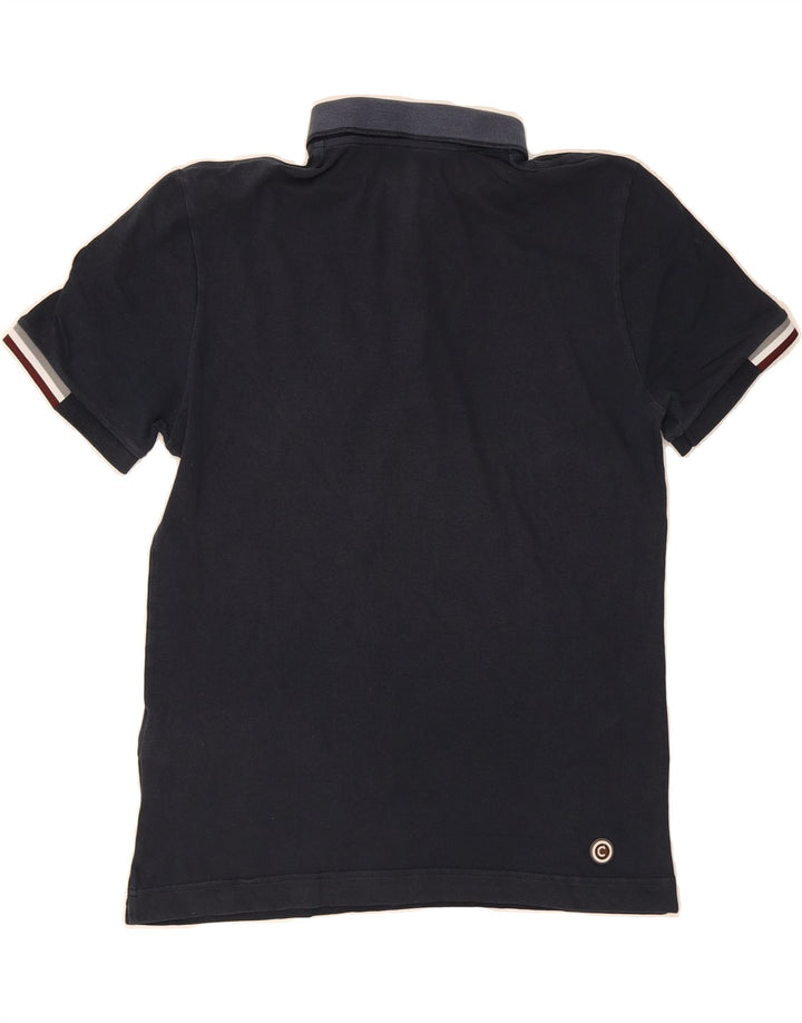COLMAR Mens Polo Shirt Large Navy Blue Cotton Vintage Colmar and Second-Hand Colmar from Messina Hembry 