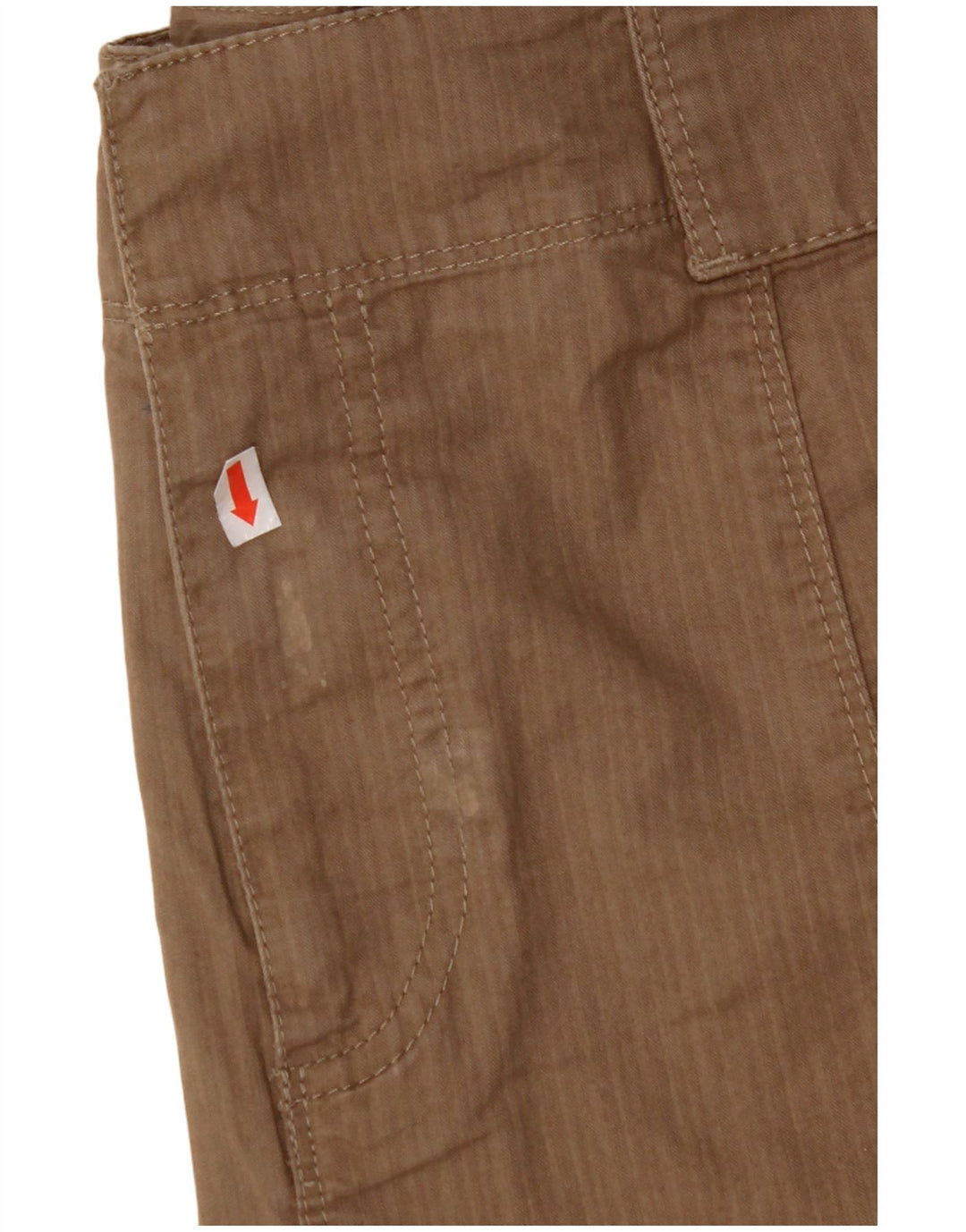 Gonna a trapezio da donna EDDIE BAUER US 12 Large W32 in cotone marrone