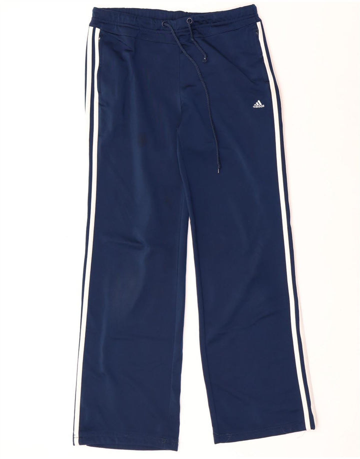 Pantaloni da tuta da donna ADIDAS UK 14 poliestere blu navy medio