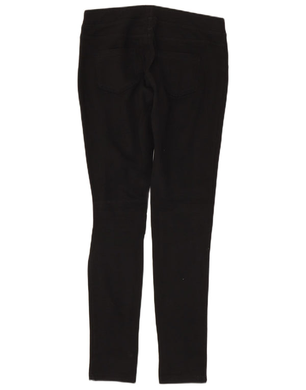 Pantaloni skinny casual per ragazze Benetton 13-14 anni 3XL W28 L29 Cotone nero