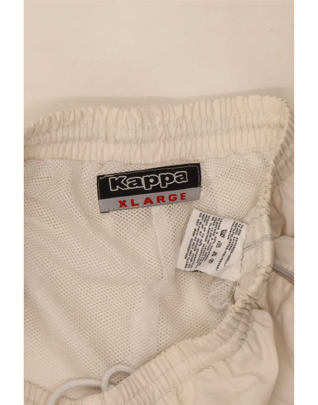 Pantaloni Tuta da Ragazzo Kappa Joggers 15-16 Anni XL Poliestere Bianco