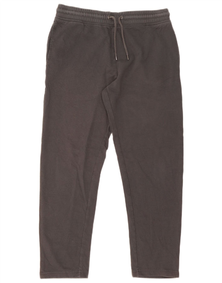 Pantaloni da tuta da uomo Marks & Spencer in cotone grigio medio