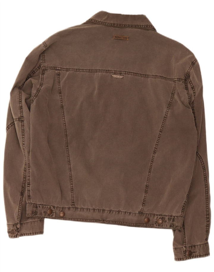 Giubbotto bomber da uomo Marlboro Classics UK 38 Cotone marrone medio