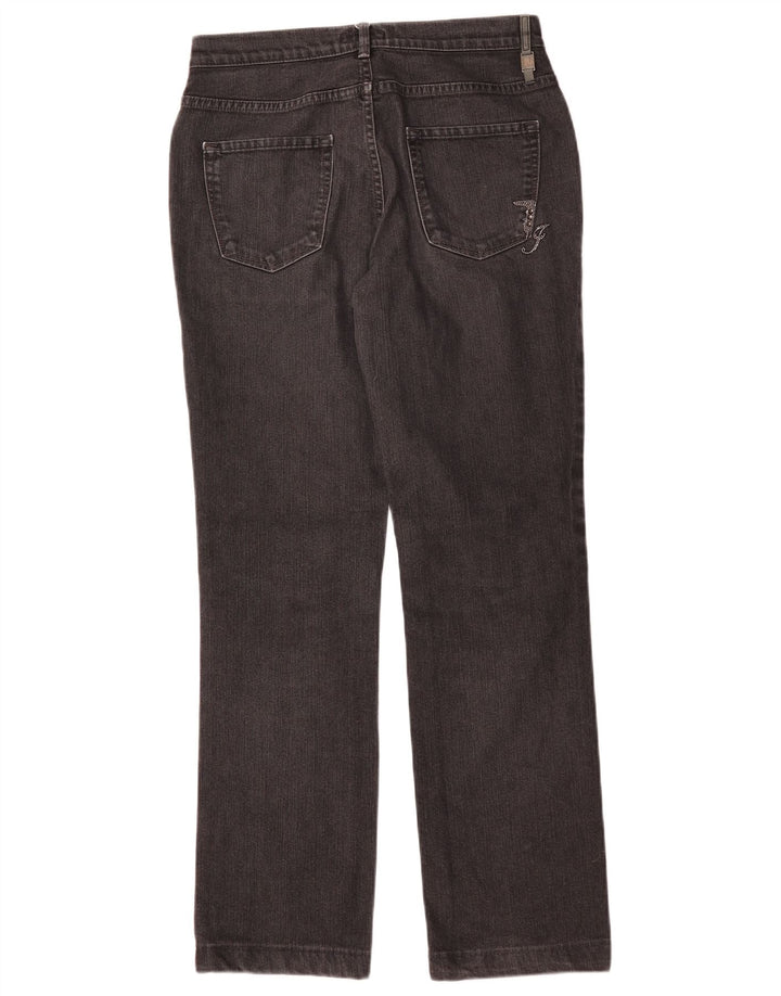 Jeans Dritti Donna Trussardi W28 L28 Cotone Nero
