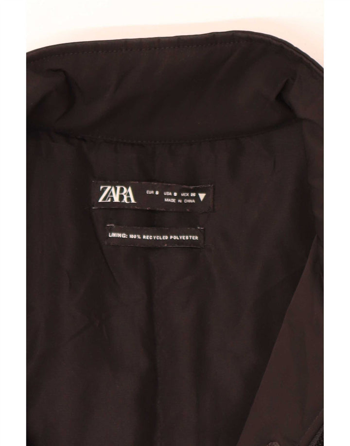 Giubbotto bomber oversize corto da donna Zara UK 10 piccolo nero