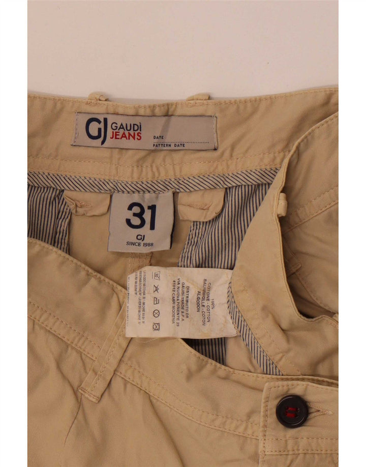 Gaudi Pantaloncini cargo regolari da uomo medi W31 Cotone beige