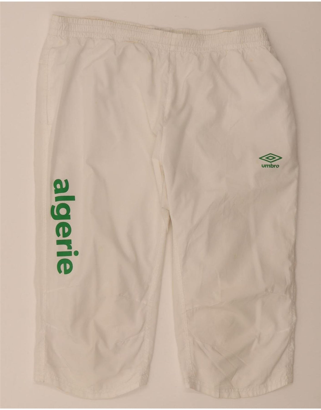 Pantaloncini sportivi Bermuda grafici da uomo Umbro 2XL Poliestere bianco