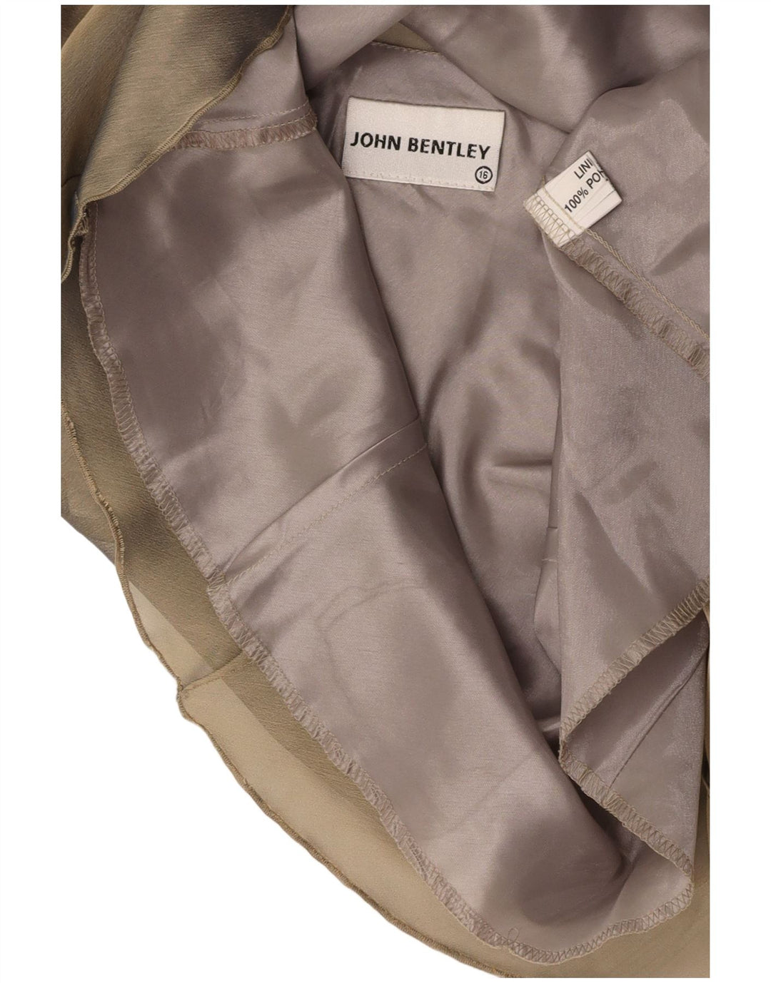 JOHN BENTLEY Camicetta senza maniche da donna UK 16 Large Verde Poliestere