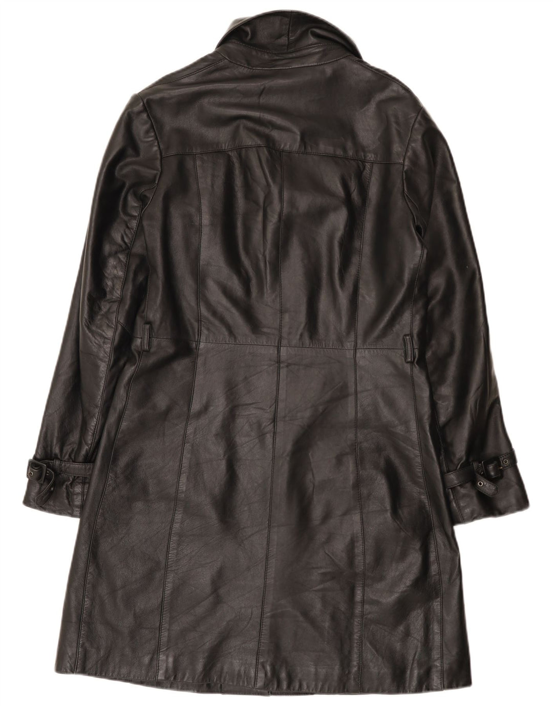 Cappotto In Pelle Donna Conbipel IT 46 Large Nero