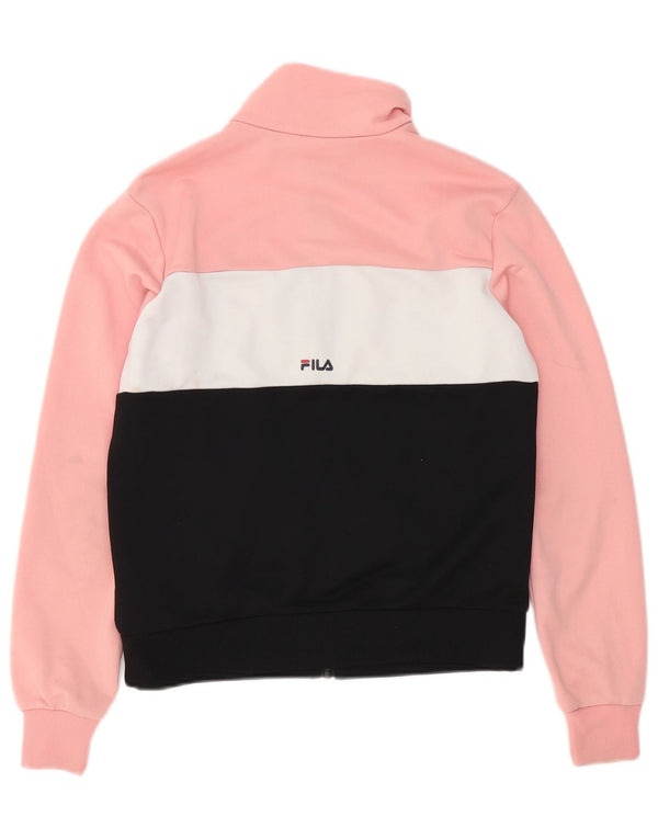 Giacca da ginnastica grafica da donna Fila UK 6 XS multicolore Colourblock