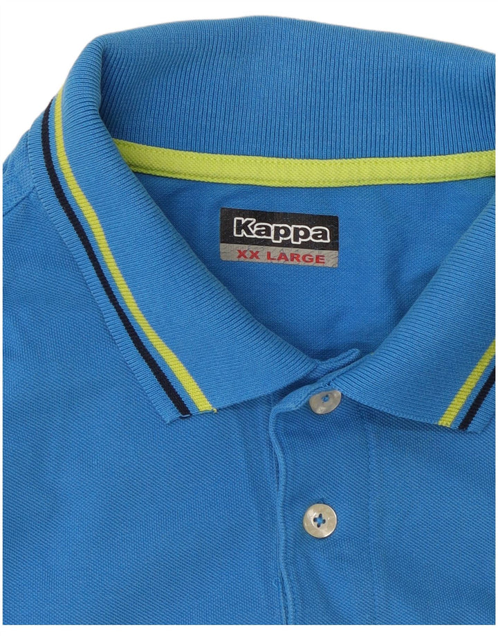 Polo Kappa da uomo 2XL Blu
