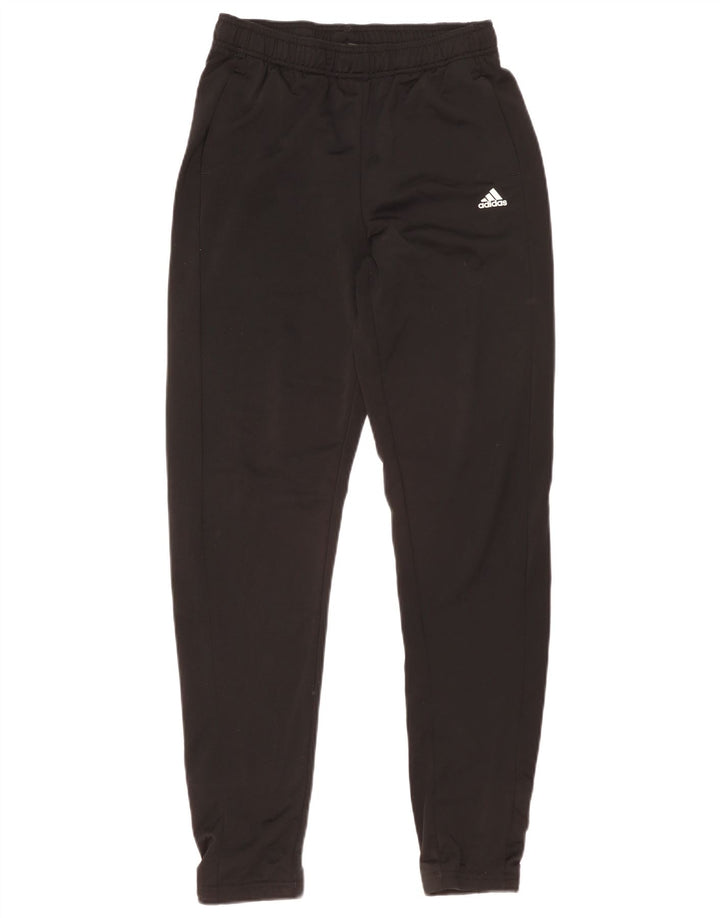 Pantaloni della tuta da ragazzo Adidas 14-15 anni in poliestere nero