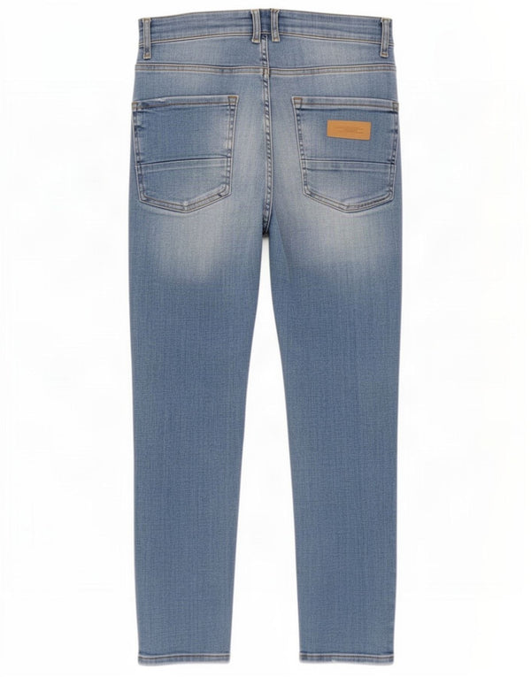 Zara Mens Slim Jeans EU 40 Medium W31 L26 Blue Cotton