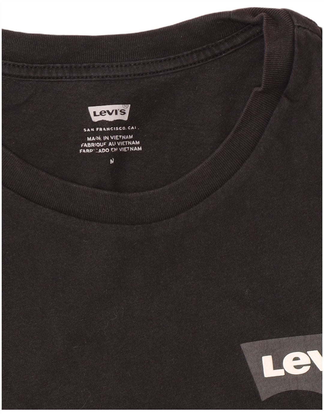 T-shirt da uomo Levi's Top media nera