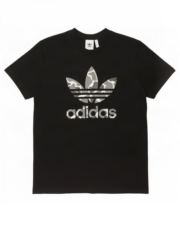 T-shirt grafica da uomo Adidas Top 2XL cotone nero