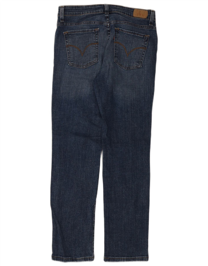 Jeans dritti da donna LEVI'S US 10 Large W30 L29 Cotone blu