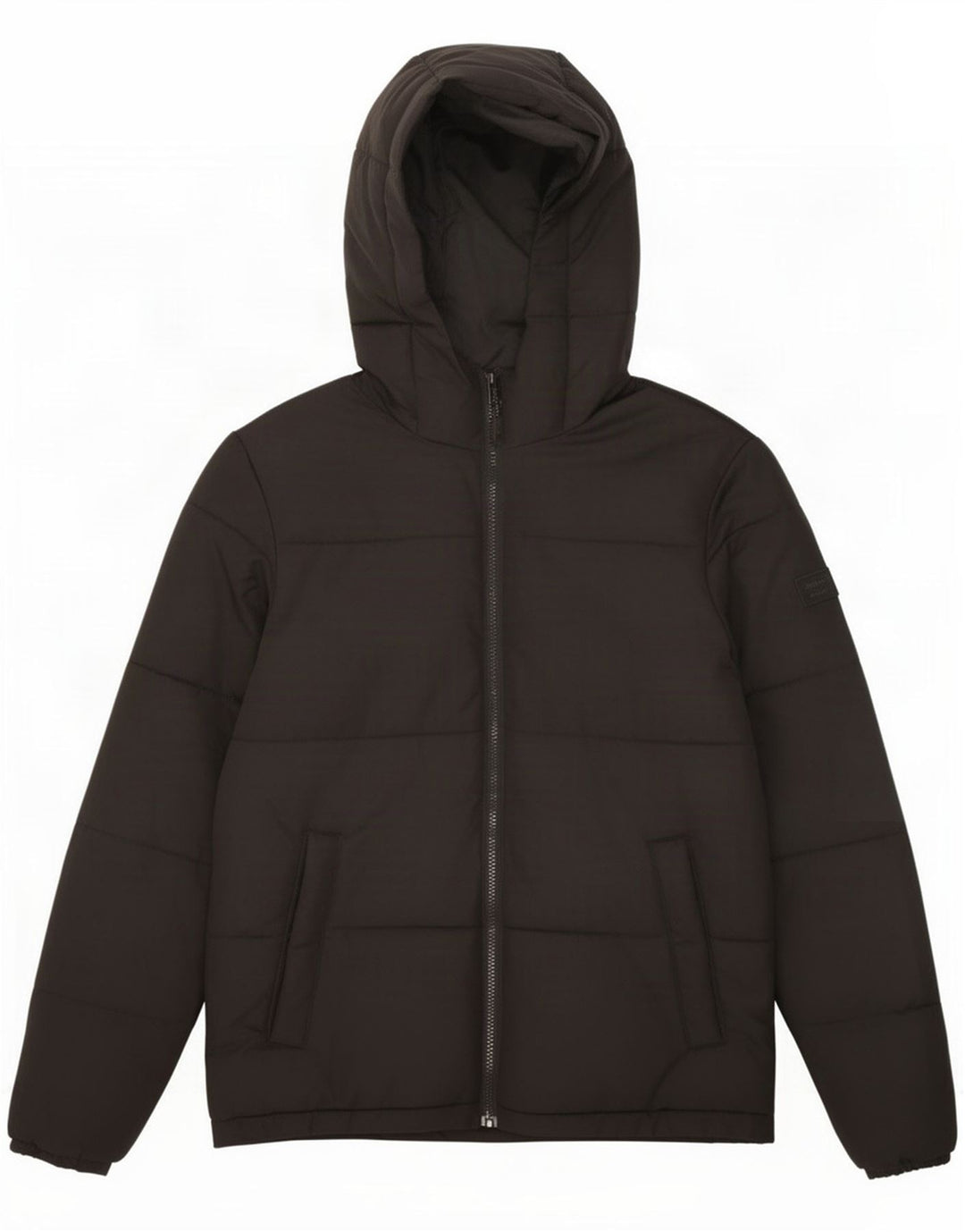 Giacca imbottita con cappuccio da uomo Jack & Jones UK 36 piccola nera