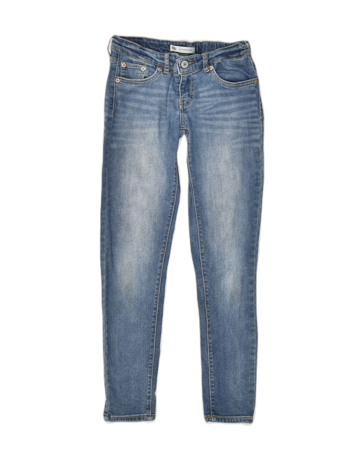 LEVI'S Girls 710 Skinny Jeans 11-12 Years W27 L26  Blue Cotton | Vintage Levi Strauss & Co | Thrift | Second-Hand Levi Strauss & Co | Used Clothing | Messina Hembry 