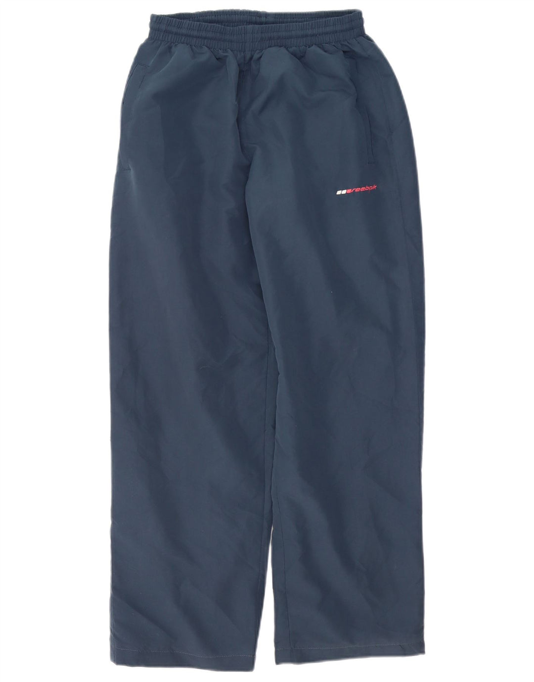 Pantaloni da tuta da uomo Reebok Small in poliestere blu navy