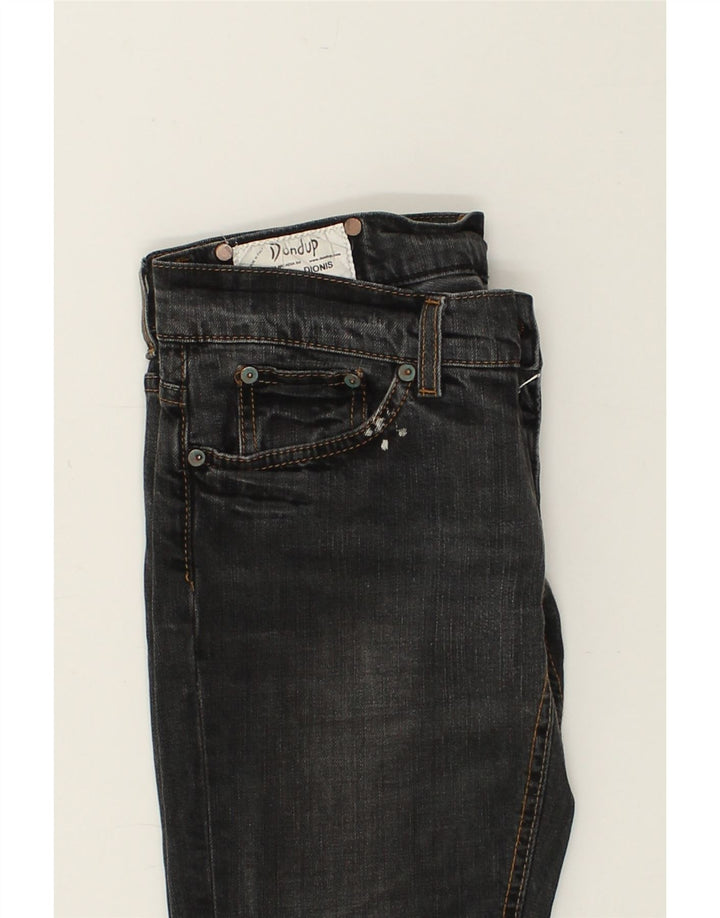 DONDUP Womens Skinny Jeans W27 L30 Black Cotton | Vintage Dondup | Thrift | Second-Hand Dondup | Used Clothing | Messina Hembry 