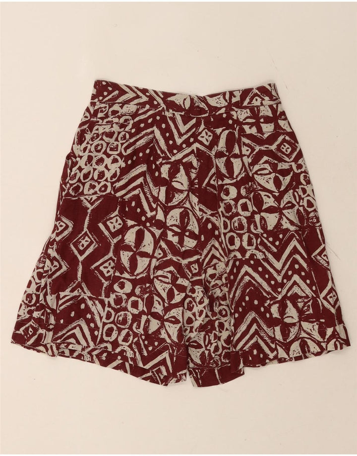 Pantaloncini chino da donna Marcello Cioni IT 44 Medium W26 Marrone geometrico