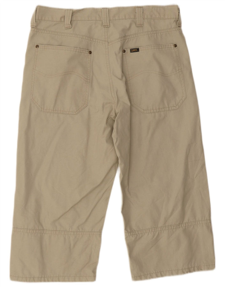 Bermuda da uomo Lee W32 in cotone beige medio