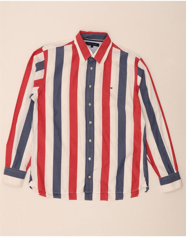 Camicia da uomo Tommy Hilfiger a righe grandi multicolori