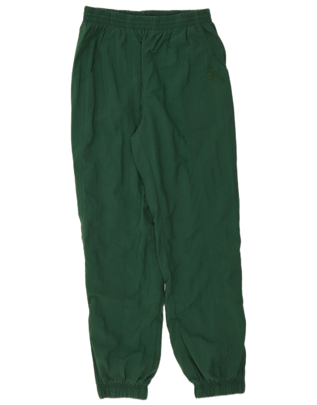 REEBOK Pantaloni da tuta da uomo Joggers Large Verde Nylon