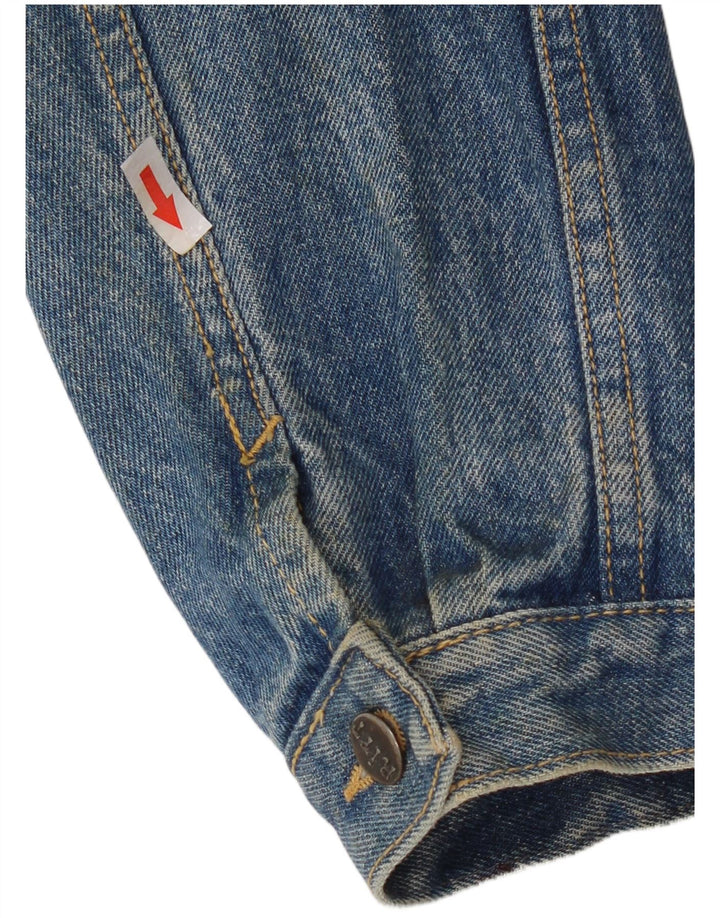 Giacca in denim da uomo Ritt UK 40 grande cotone blu