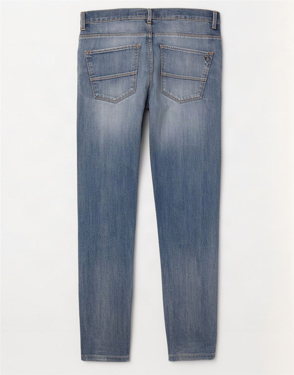 Jeans Slim Uomo Trussardi W32 L30 Blu Cotone