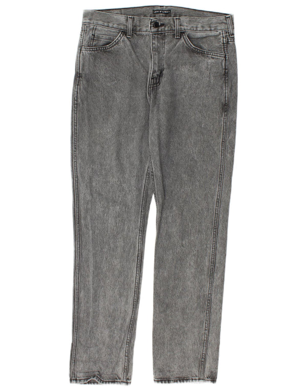 Jeans slim da uomo Levi's W33 L32 cotone grigio