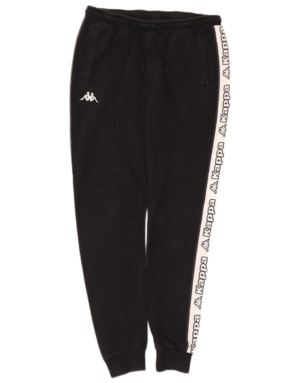 Pantaloni da tuta con grafica Kappa da uomo Joggers Small Black Colourblock