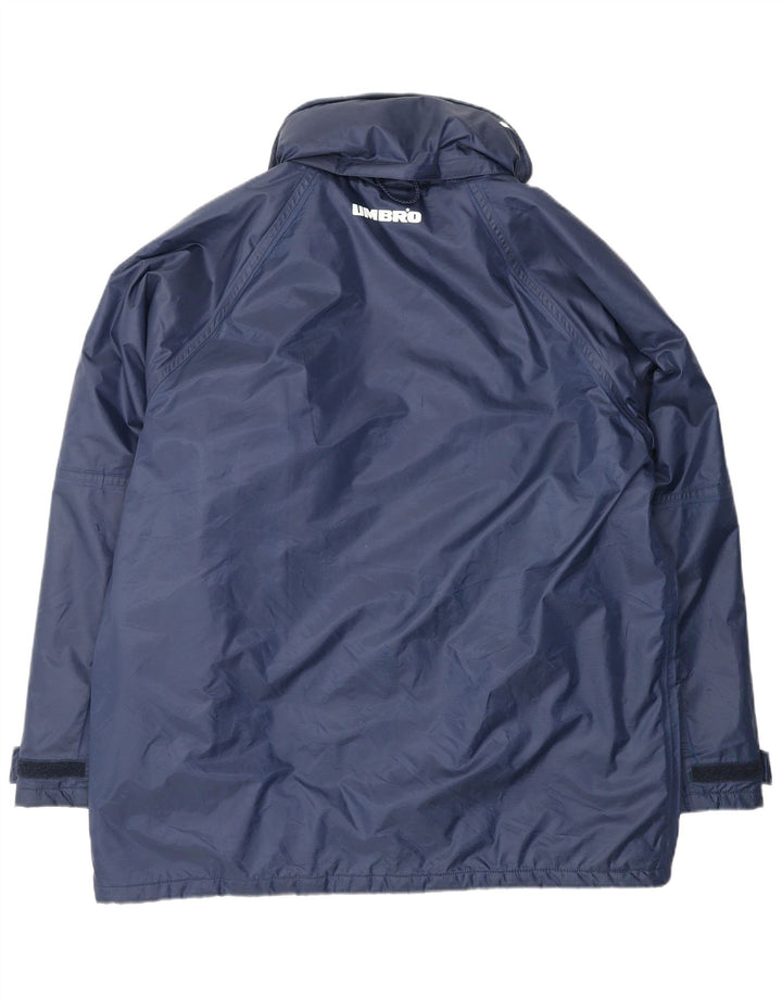Giacca a vento da uomo UMBRO UK 38 media blu navy in poliammide