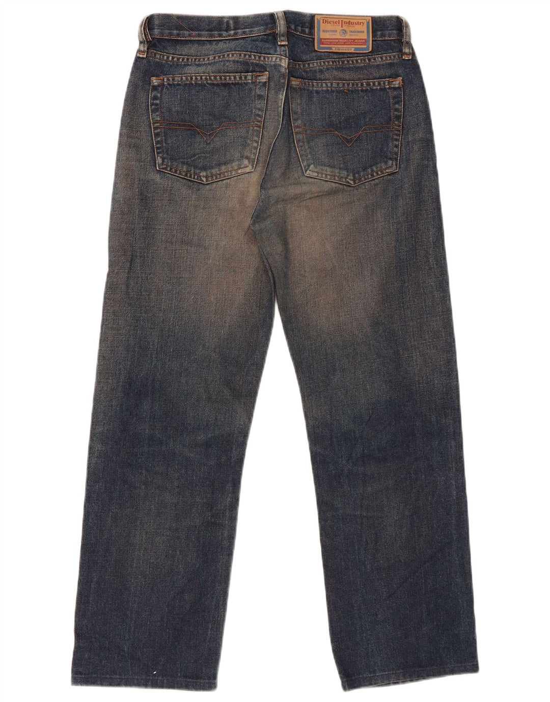 Jeans corti da uomo DIESEL W28 L25 cotone blu