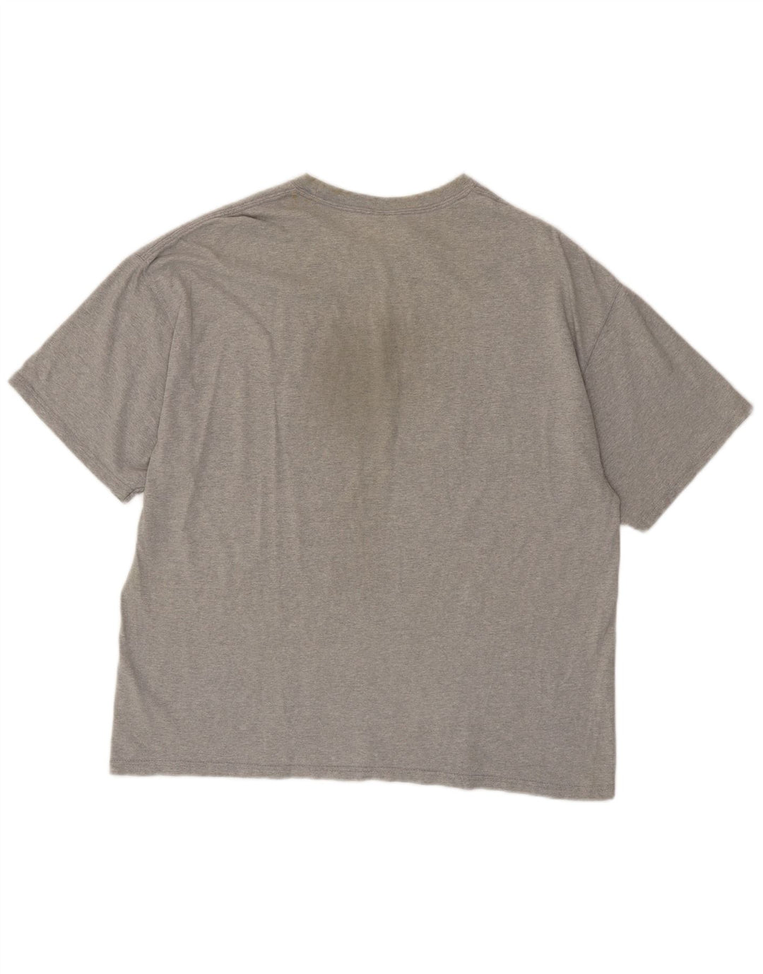 T-shirt da uomo CHAMPION Top grande in cotone chiazzato grigio