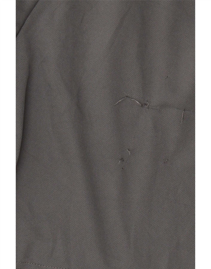 Pantaloncini sportivi Adidas da uomo con vestibilità regolare, piccoli, in poliestere grigio