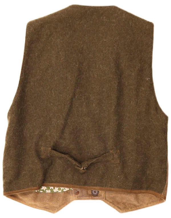 Gilet in pelle Trachten da donna Landhaus EU 50 3XL Colore verde