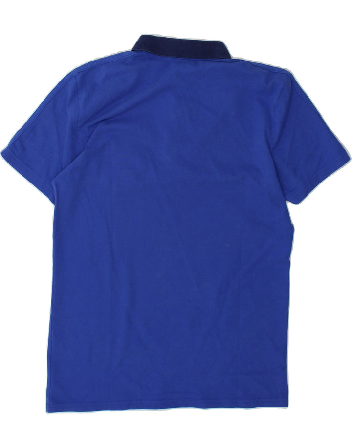 ADIDAS Mens Climalite Polo Shirt Medium Blue Cotton Vintage Adidas and Second-Hand Adidas from Messina Hembry 