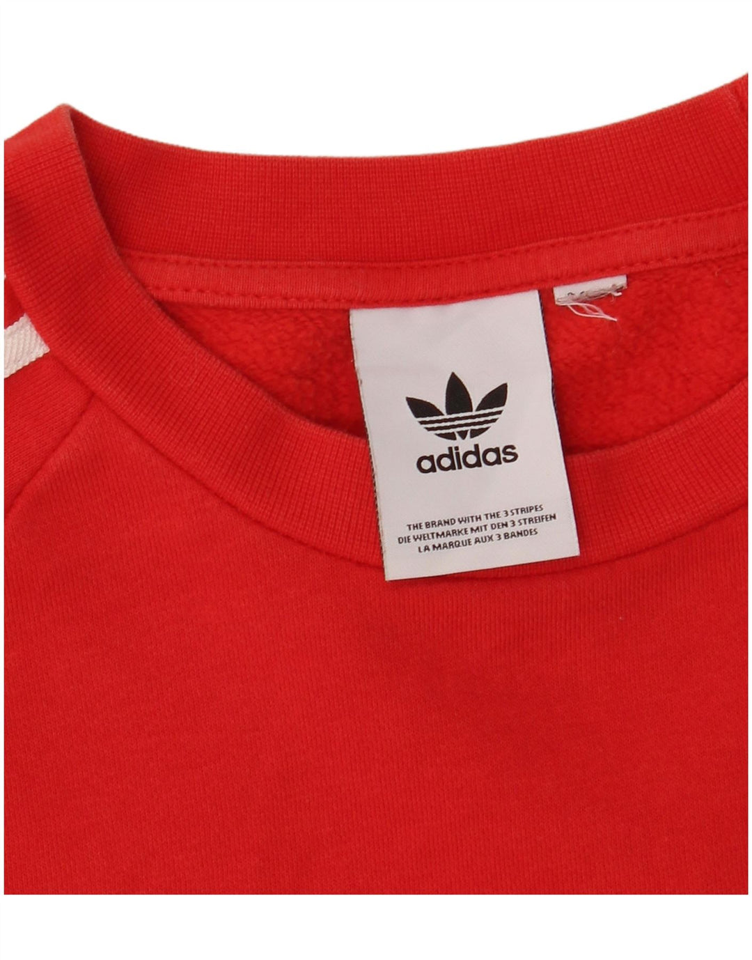 Felpa da uomo ADIDAS maglione medio rosso